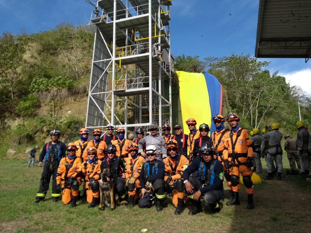 Defensa Civil Colombiana participa por segunda vez en el ejercicio Ángel de los Andes